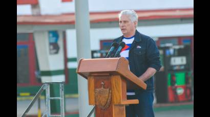 Presidente cubano Miguel Díaz-Canel Bermúdez