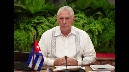 Presidente cubano, Miguel Díaz-Canel Bermúdez