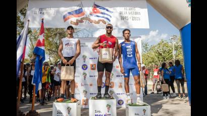 Se celebró este sábado la décima edición de la Carrera por la Amistad Cuba–Rusia.