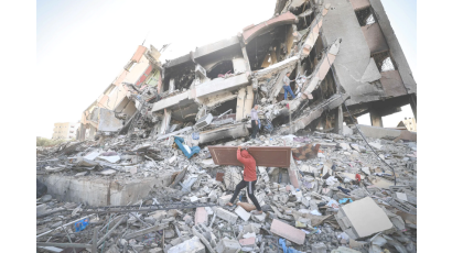 La destrucción del fondo habitacional gazatí perpetrada por el ejército sionista tardará décadas en ser recuperada.