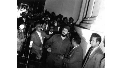 Fidel Castro en la Universidad de Venezuela