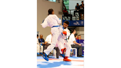 El capitán Ernesto Cobas lideró al equipo con su clasificación en la división de 75 kilogramos de Kumite.