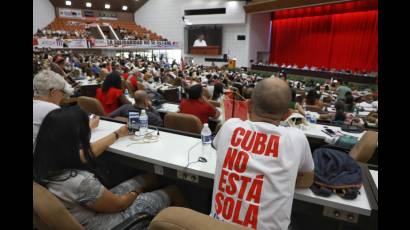 Encuentro de solidaridad con Cuba