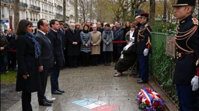 Homenajes a la vísctimas de atentado en Charlie Hebdo