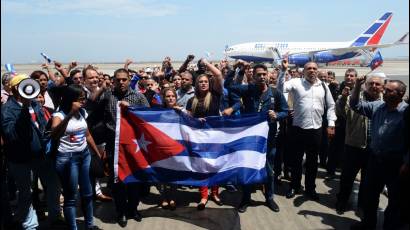 Representantes de la sociedad civil cubana