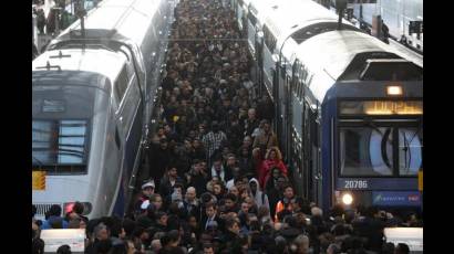 Huelga ferroviaria en Francia