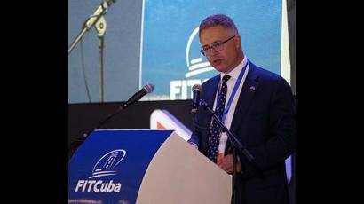 Nigel Baker elogió a Cuba en FitCuba 2018.