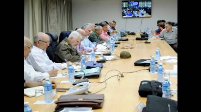 Díaz-Canel se reunió con las autoridades de las provincias afectadas por las intensas lluvias