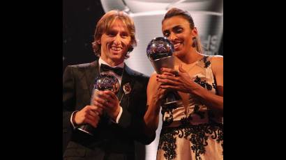 Modric y Marta son The Best