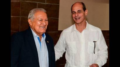 Visita oficial del Presidente Salvadoreño