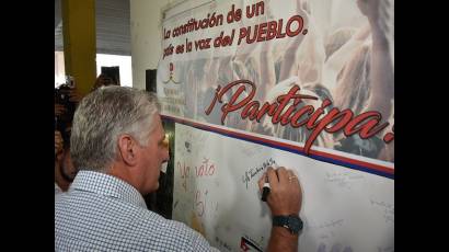 Díaz-Canel visita Cienfuegos