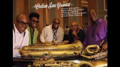 Saxofones live sessions, de Cuban Sax Quintet