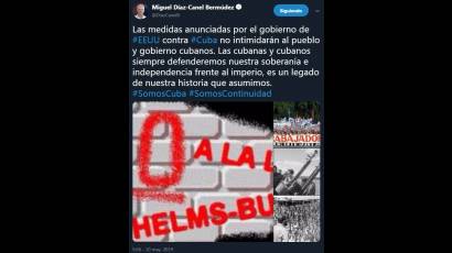 La Ley Helms-Burton contra Cuba demuestra el carácter hegemónico de Estados Unidos