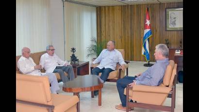 Recibieron Raúl, Díaz-Canel y Machado al presidente de la Asamblea Nacional Constituyente de Venezuela
