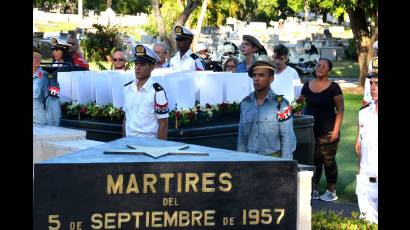 Cienfuegos conmemoró el aniversario 62 del alzamiento armado popular de la ciudad