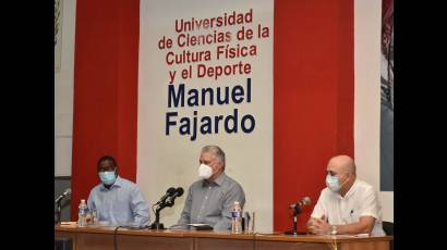 Miguel Díaz-Canel en la UCCFD