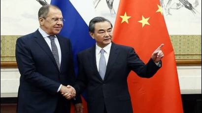 El canciller ruso Serguéi Lavrov de visita en China