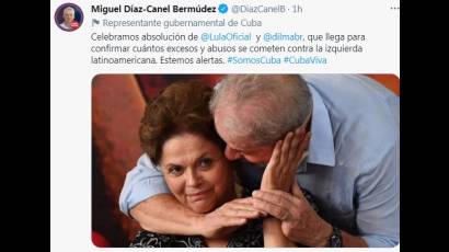 Díaz-Canel en Twitter