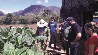 El Primer Secretario de la UJC visitó Pinar del Río