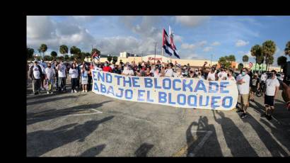 Caravana contra el Bloqueo en Miami