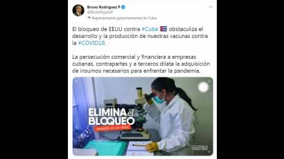 Abajo el bloqueo de EEUU