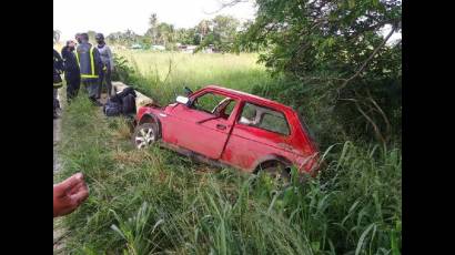 Accidente de tránsito en Artemisa