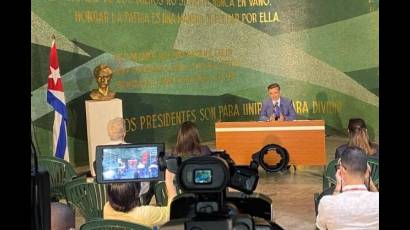 Conferencia de Prensa de Sacha Llorenti