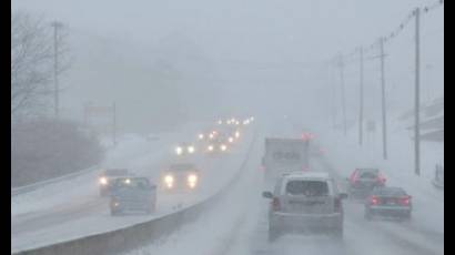 Tormenta de nieve en el este de EE. UU.