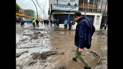 Fuertes lluvias en Ecuador