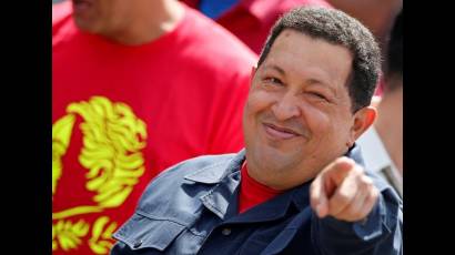 El líder venezolano Hugo Chávez