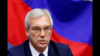 El vice ministro de Asuntos Exteriores de Rusia, Alexander Grushkó
