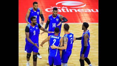 Equipo masculino de voleibol cubano