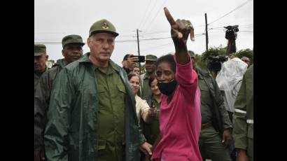 Primer Secretario del Comité Central del Partido Comunista  y Presidente de la República, Miguel Díaz-Canel Bermúdez  en Pinar del Río