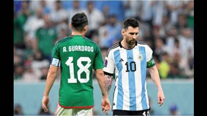 Guardado  y Messi