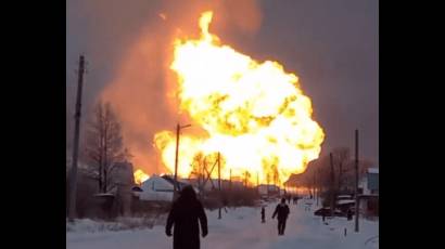Explosión en oleoducto en la República de Chuvasia de Rusia