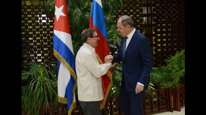 Encuentro entre Serguei Lavrov y Bruno Rodríguez Parrilla