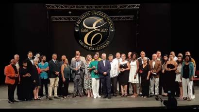 Entrega de los Premios Excelencias Cuba en su 10ma. edición