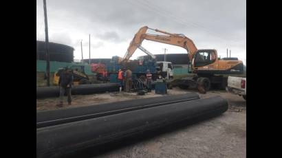 Rehabilitación de conductora en la zona industrial de Matanzas