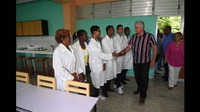 El Instituto Politécnico Agropecuario Manuel Simón Tames Guerra, visitado por Díaz-Cane