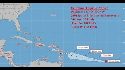 Depresión tropical Tres