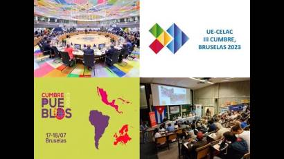 La 3ra. Cumbre de la Unión Europea (UE) y la Comunidad de Estados Latinoamericanos y Caribeños (Celac) y la Cumbre de los Pueblos culminarán hoy en Bruselas