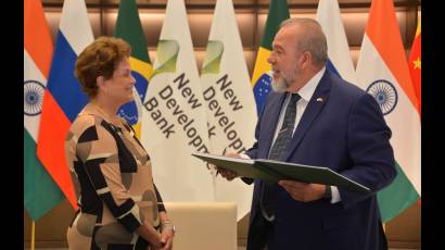 Encuentro del Primer Ministro Manuel Marrero Cruz con Dilma Rousseff