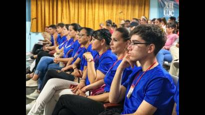 Jóvenes de Sancti Spíritus celebran asamblea 12mo. Congreso de la UJC