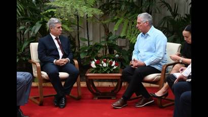 Miguel Díaz-Canel Bermúdez y Paulo Teixeira