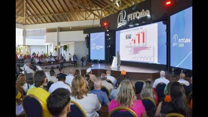 Presentación del destino Cuba durante el evento