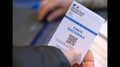Elecciones legislativas en Francia