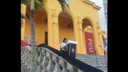 Dayne Darle, primera secretaria de la UJC en Isla de la Juventud