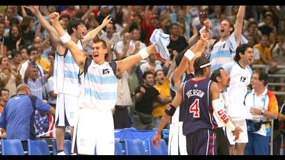 Argentina triunfó en baloncesto masculino