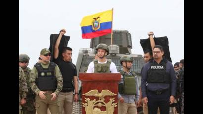 Presidente de Ecuador se propone mitigar la inseguridad