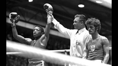 El desaparecido pugilista Orlandito Martínez.